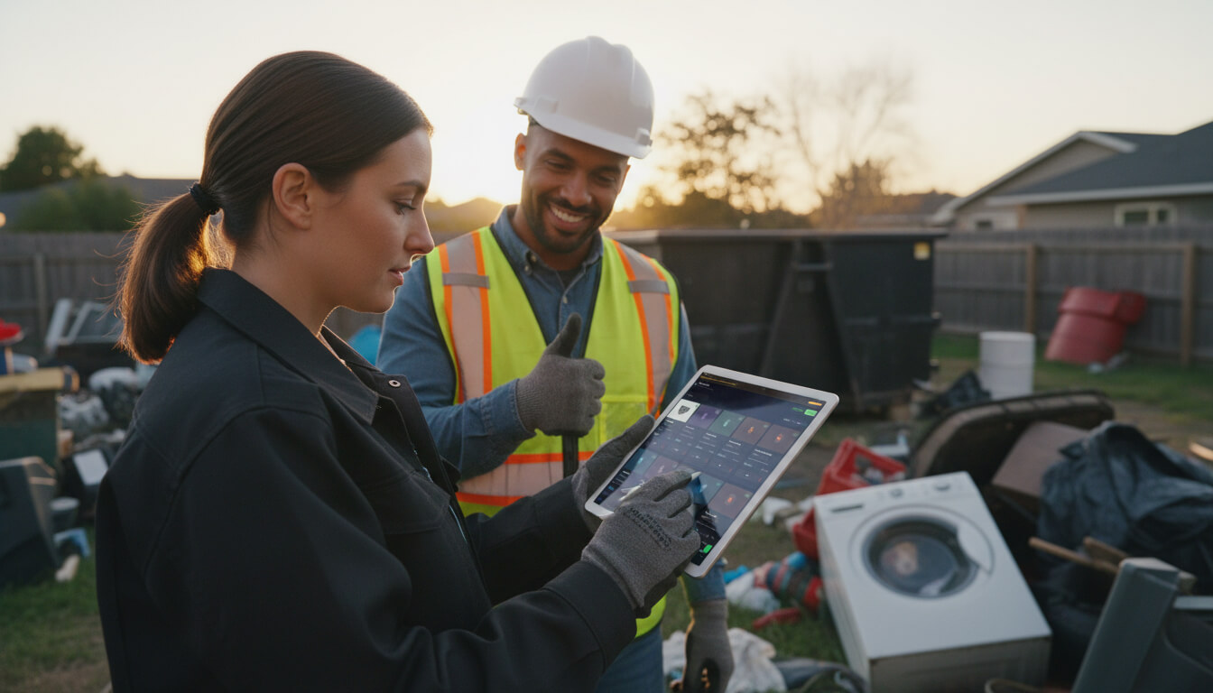 Junk Removal management with LayCor