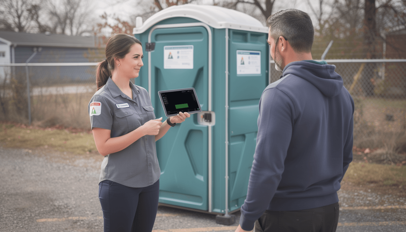 Portable Toilet / Porta Potty management with LayCor