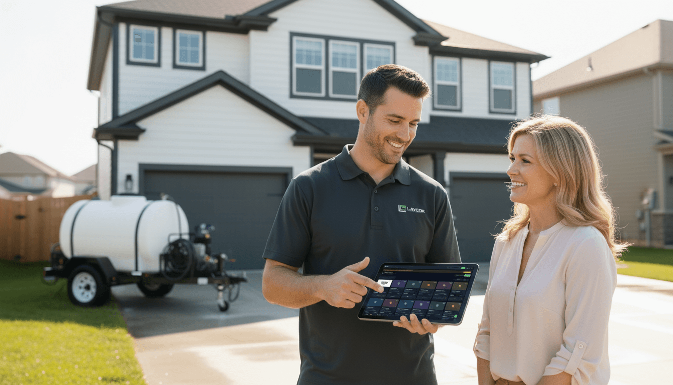 Pressure Washing management with LayCor