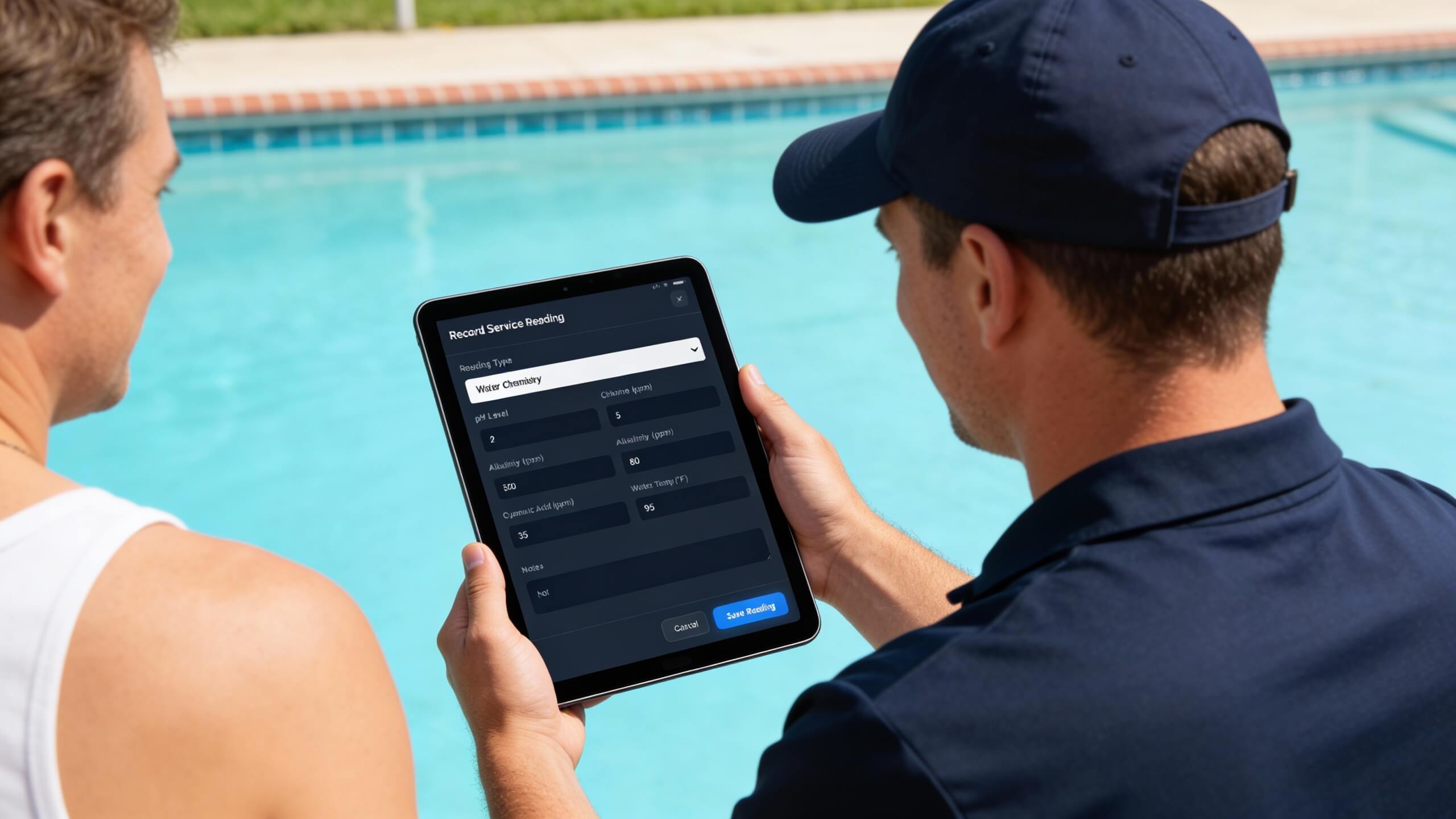 Pool Service booking software — LayCor