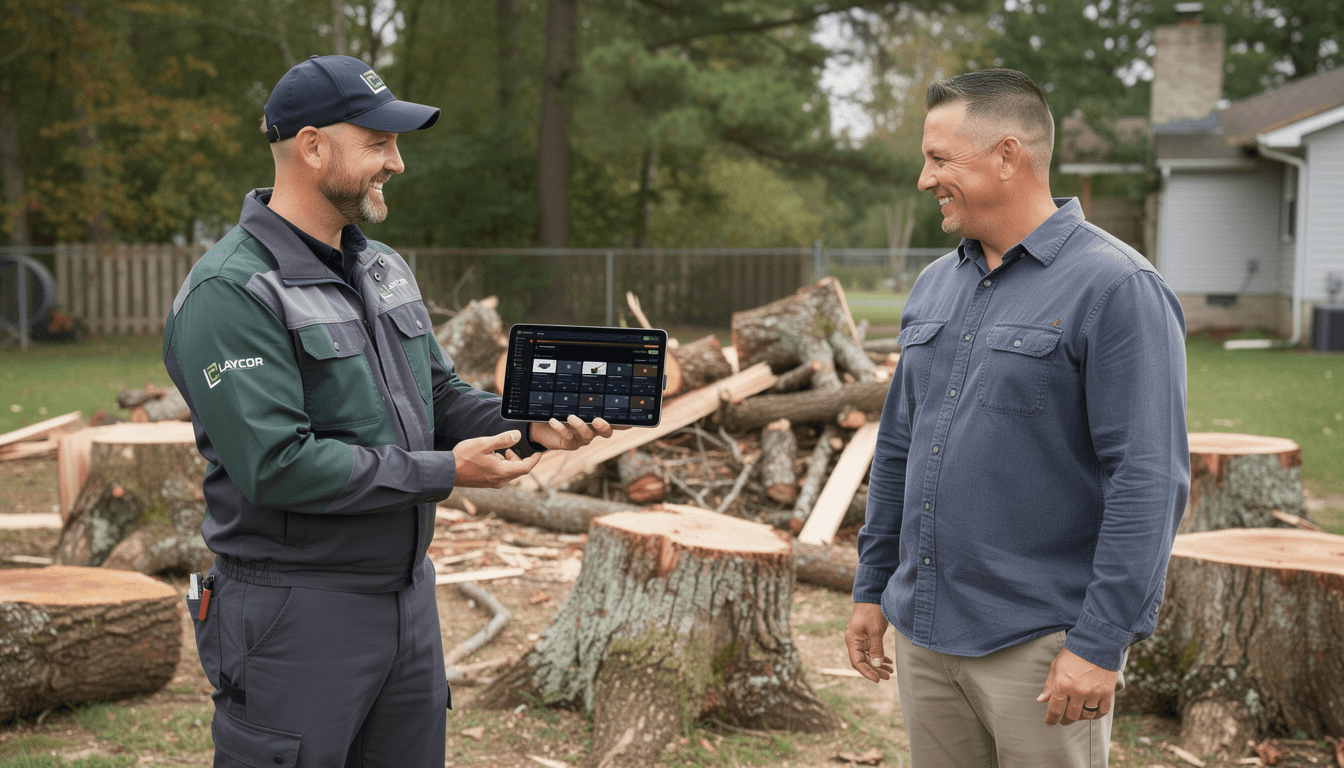 Tree Service booking software — LayCor